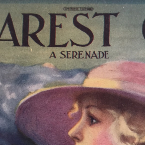 “ DEAREST ONE” , Hey serenade, Vintage sheet music. Gorgeous image. - Picture 2 of 10